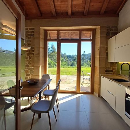Amplio Apartamento Con Jardin En Casa Rural Haritza Con Vistas Al Mar Ea Exterior foto