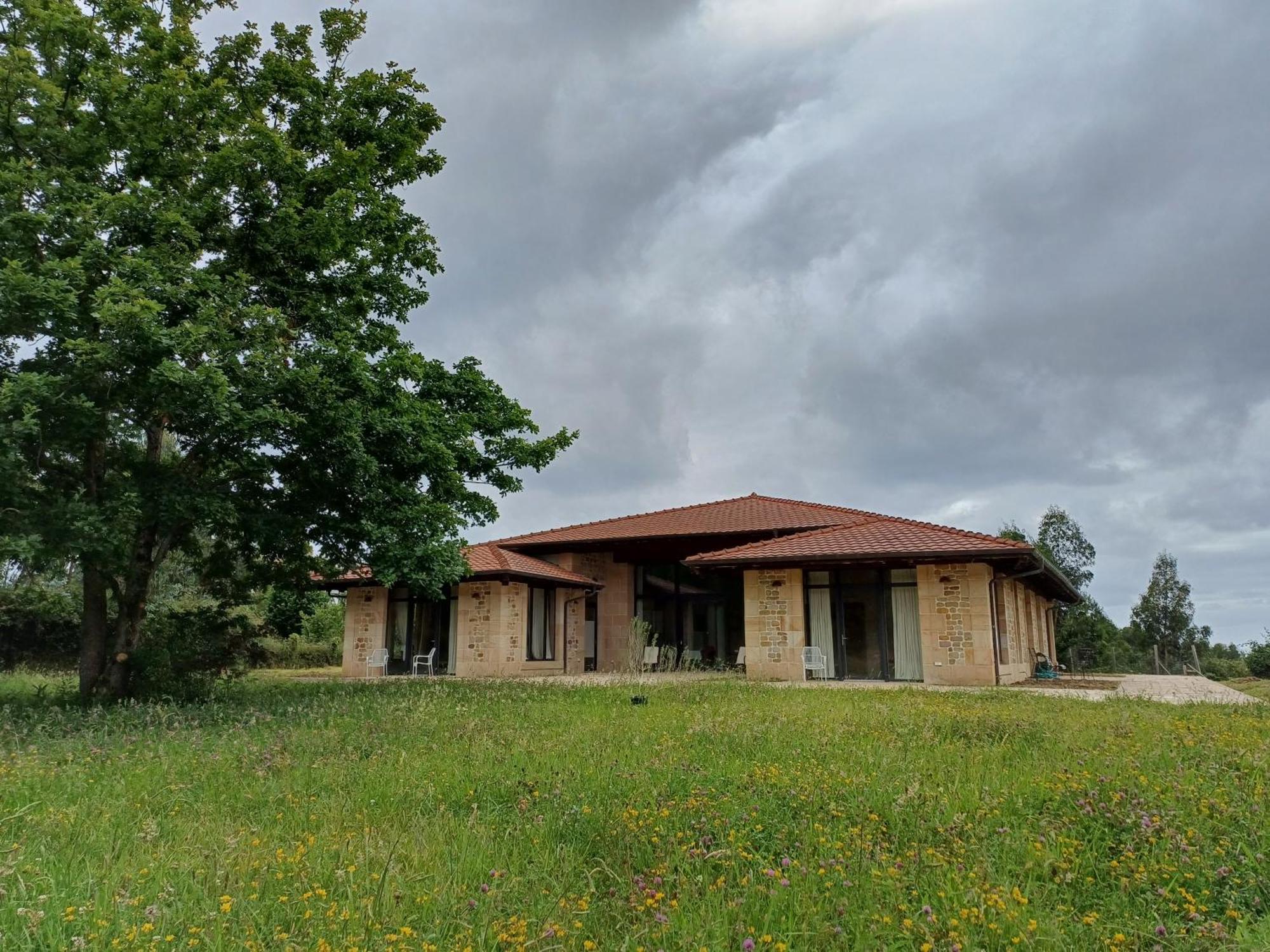 Amplio Apartamento Con Jardin En Casa Rural Haritza Con Vistas Al Mar Ea Exterior foto