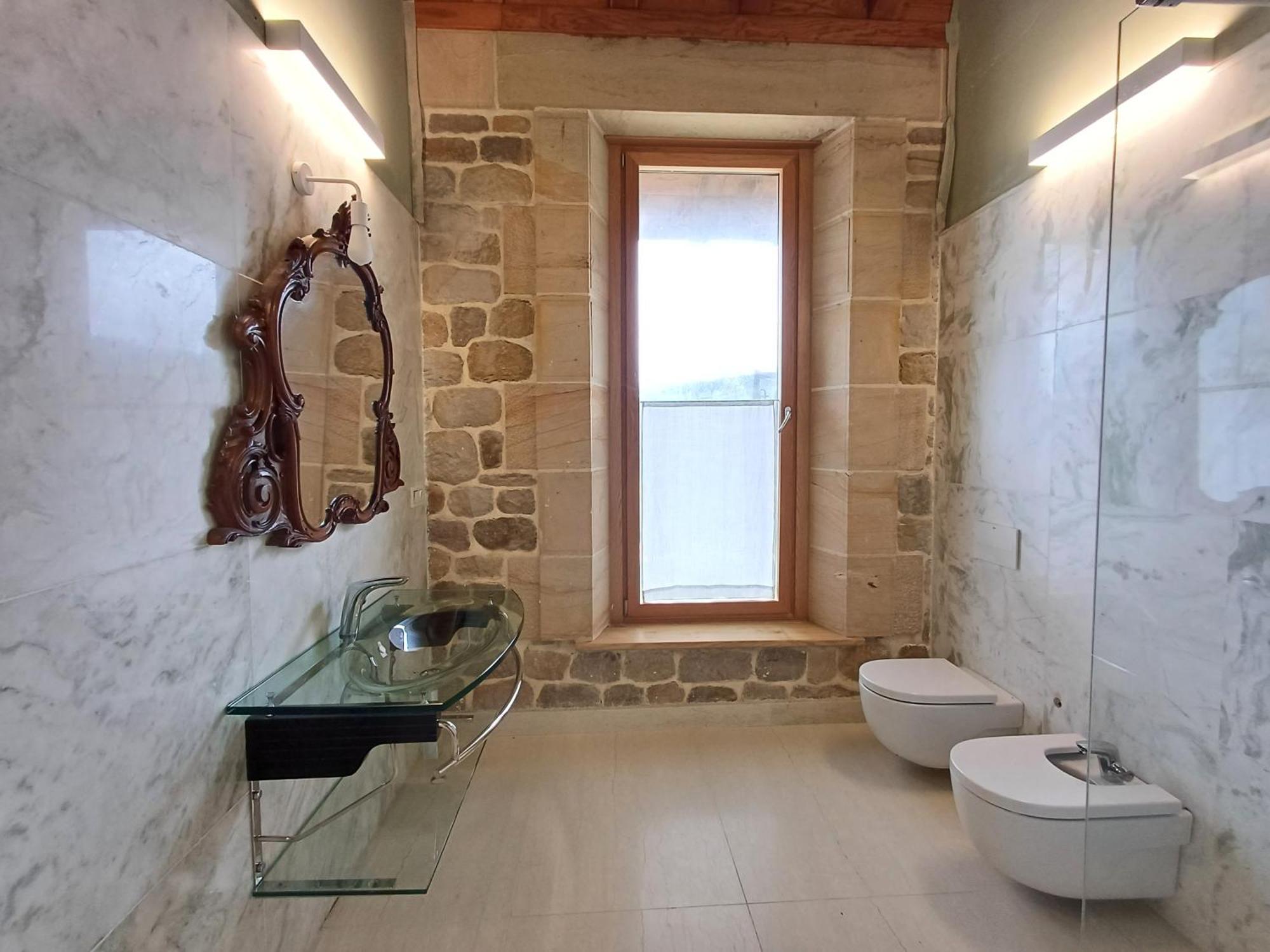 Amplio Apartamento Con Jardin En Casa Rural Haritza Con Vistas Al Mar Ea Exterior foto